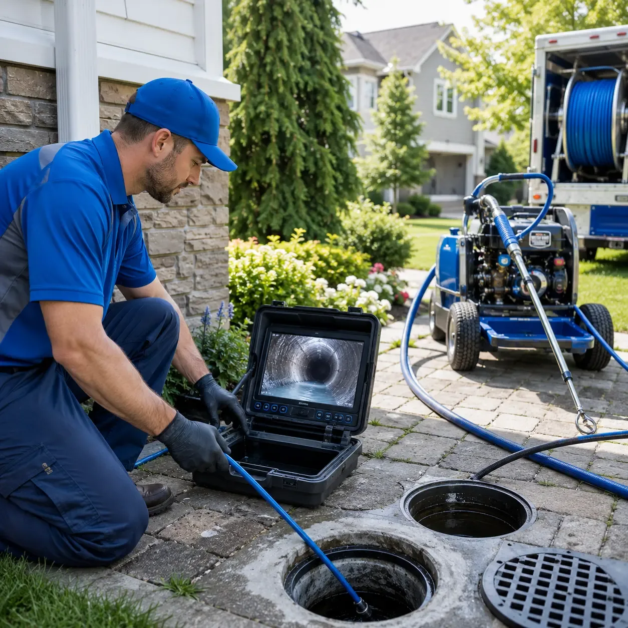 Outdoor drain cleaning professionals serving Goshen, NY